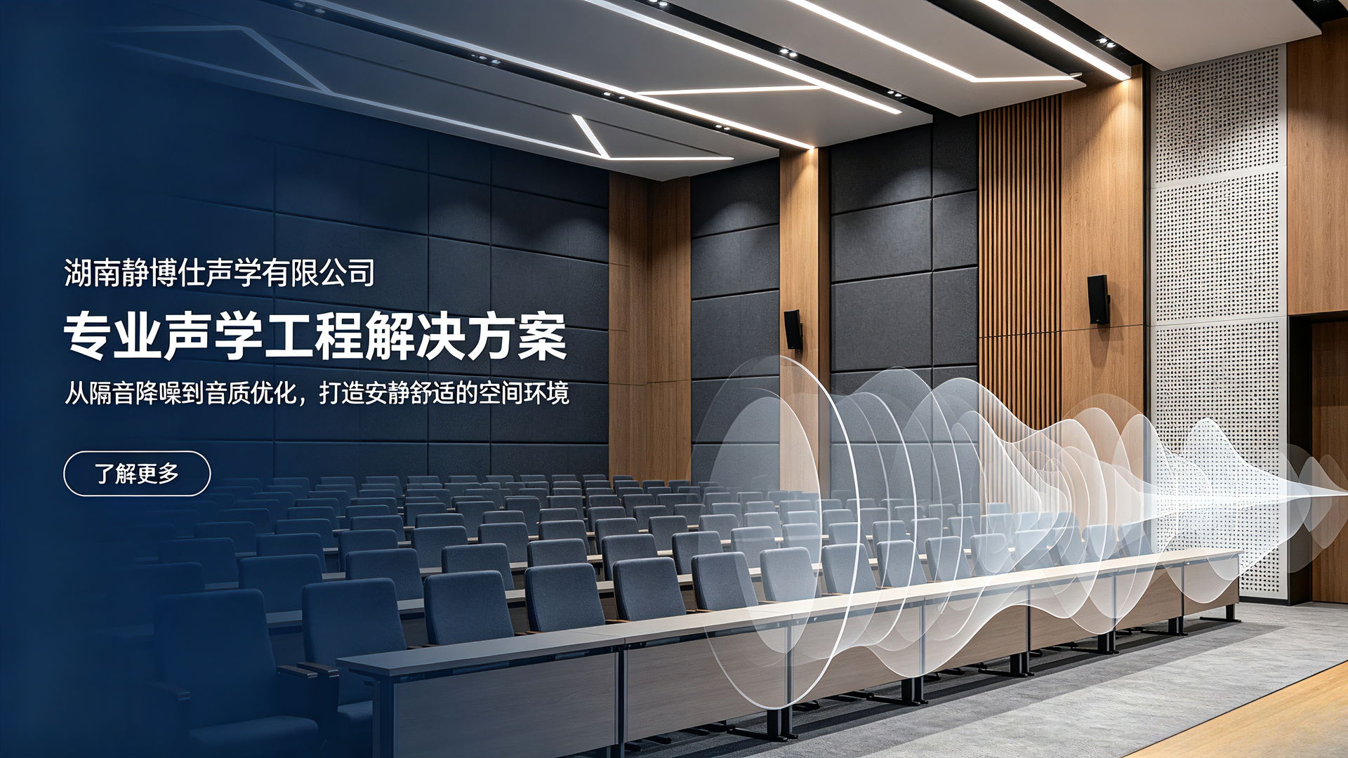 湖南静博仕声学有限公司 · 专业声学工程解决方案：从隔音降噪到音质优化，打造安静舒适的空间环境
